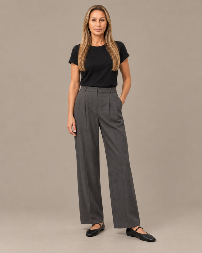 Tiffosi Abbigliamento Pantaloni a vita alta con pinces 