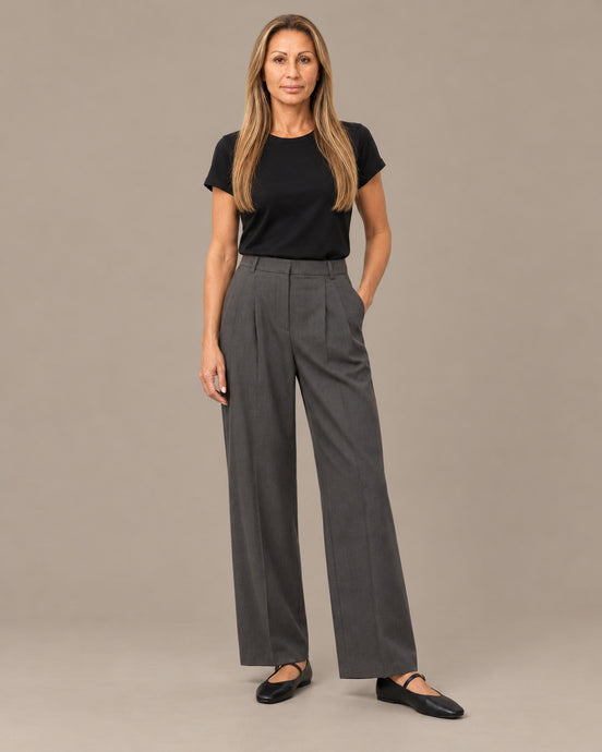 Tiffosi Abbigliamento Pantaloni a vita alta con pinces 