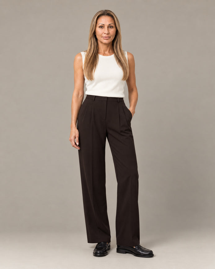 Tiffosi Abbigliamento Pantaloni a vita alta con pinces 
