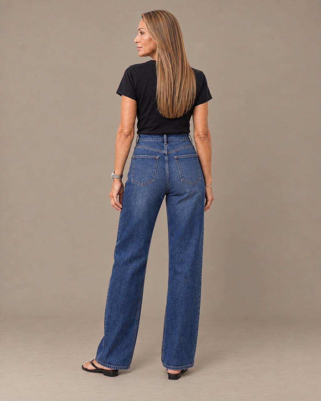 Tiffosi Abbigliamento Jeans a gamba ampia e dritta 