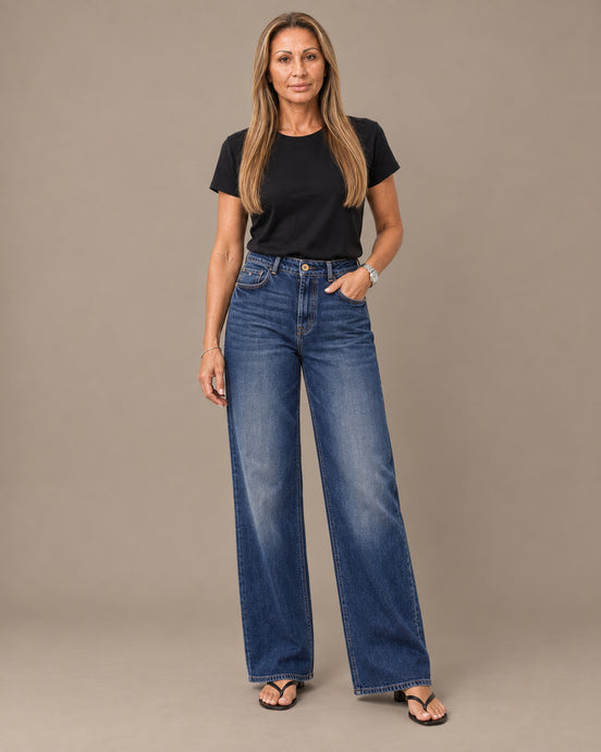 Tiffosi Abbigliamento Jeans a gamba ampia e dritta 