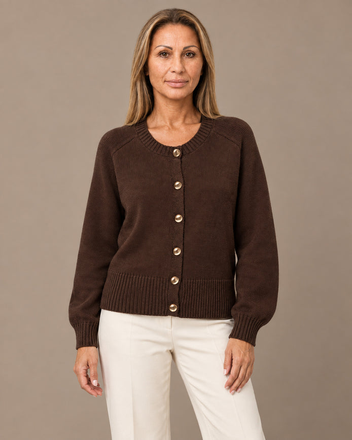 Tiffosi Abbigliamento Cardigan con bottoni dorati 