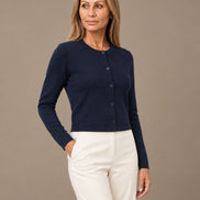 Tiffosi Abbigliamento Cardigan corto girocollo 