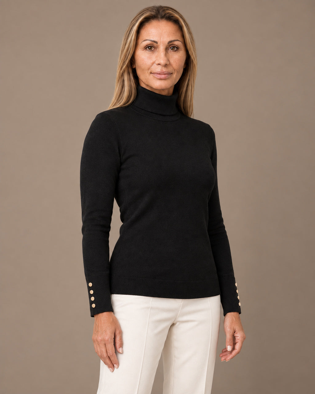 Tiffosi Abbigliamento Dolcevita a maglia fine 