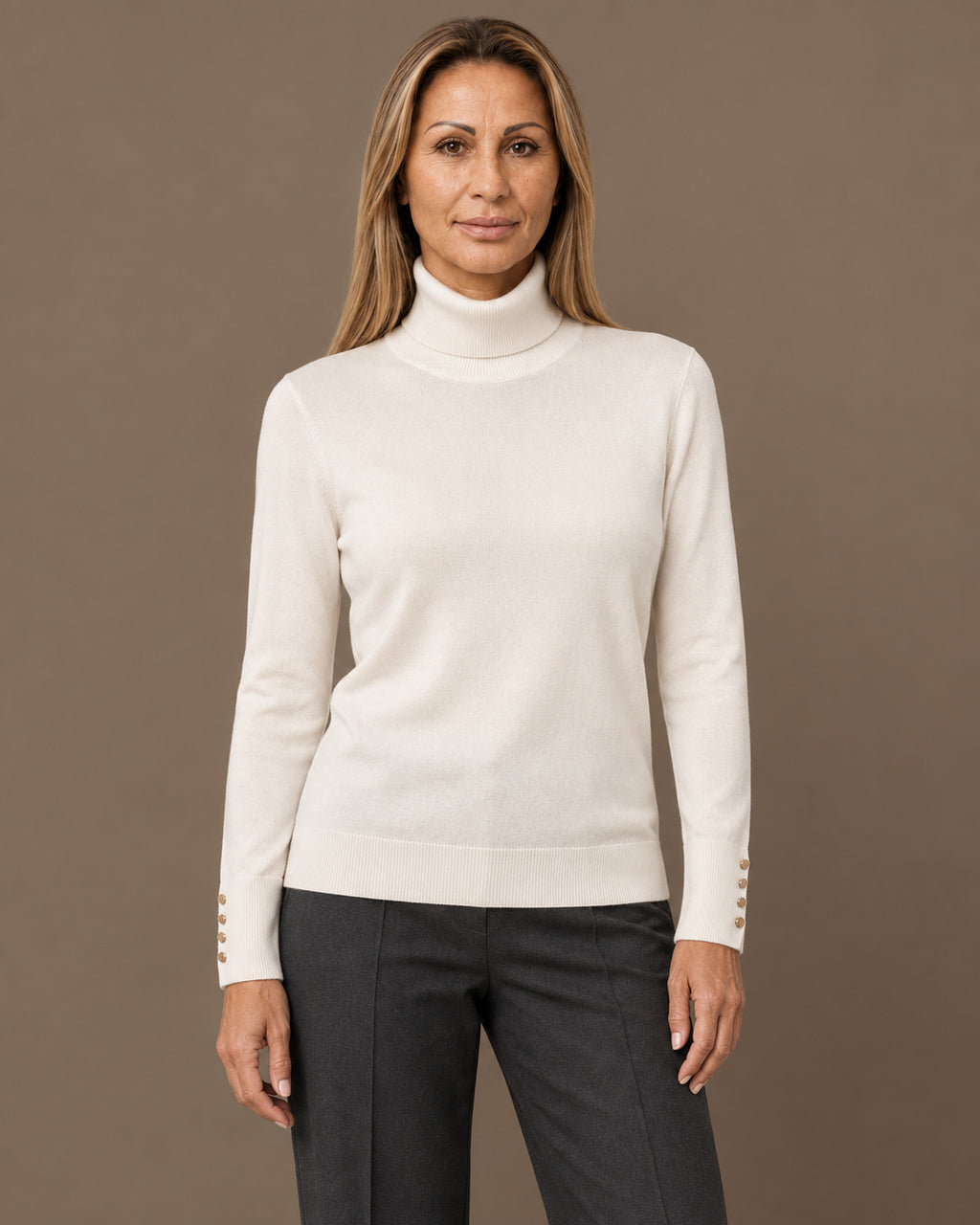 Tiffosi Abbigliamento Dolcevita a maglia fine 