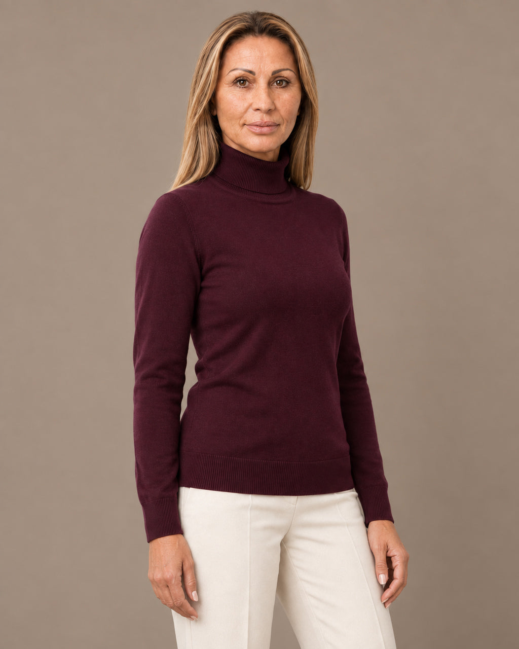 Tiffosi Abbigliamento Dolcevita a maglia fine 
