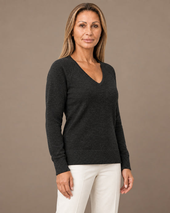 Tiffosi Abbigliamento Maglia con scollo a V e maniche raglan 