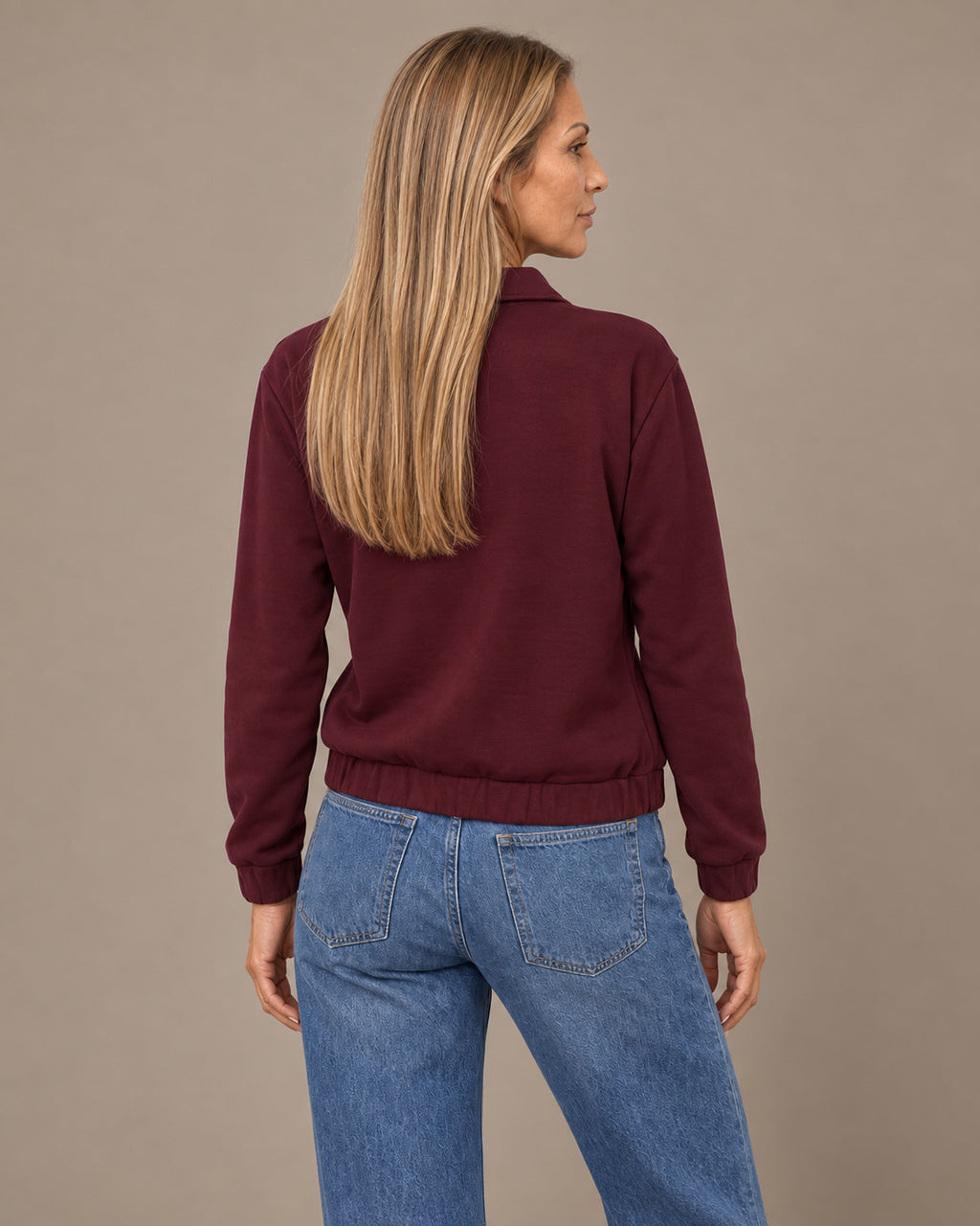 Tiffosi Abbigliamento Felpa con scollo a V e fondo elasticizzato 