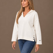 Tiffosi Abbigliamento Felpa corta con cappuccio 