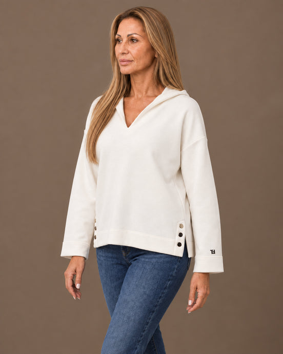 Tiffosi Abbigliamento Felpa corta con cappuccio 