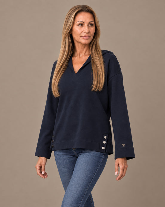 Tiffosi Abbigliamento Felpa corta con cappuccio 