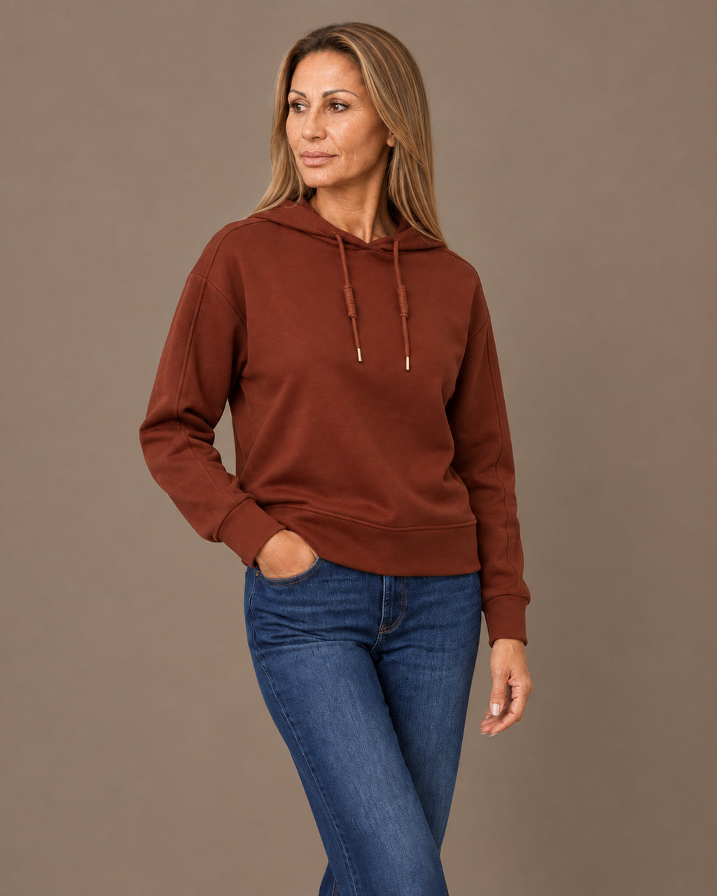 Tiffosi Abbigliamento Felpa ampia con cappuccio 