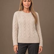 Tiffosi Abbigliamento Maglia girocollo a trecce mélange 