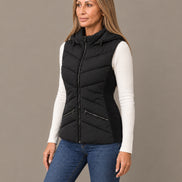 Tiffosi Abbigliamento Gilet trapuntato con cappuccio 