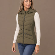 Tiffosi Abbigliamento Gilet trapuntato con cappuccio 