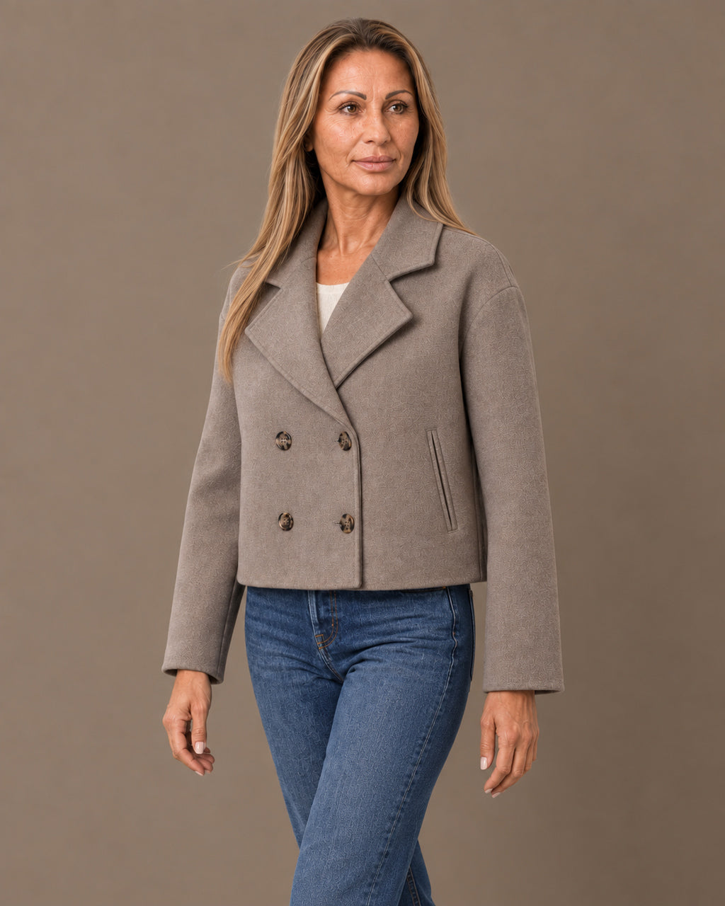 Tiffosi Abbigliamento Cappotto corto doppiopetto 