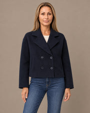 Cappotto corto doppiopetto Tiffosi Lyons blue