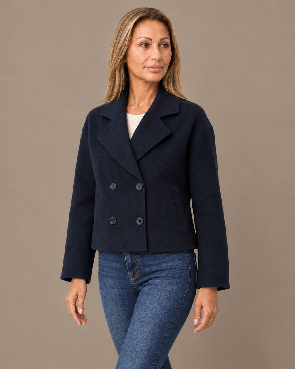 Tiffosi Abbigliamento Cappotto corto doppiopetto 