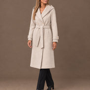 Tiffosi Abbigliamento Cappotto doppiopetto con cintura 