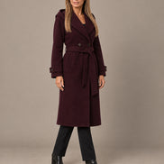 Tiffosi Abbigliamento Cappotto doppiopetto con cintura 