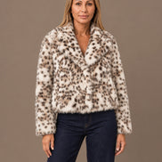 Tiffosi Abbigliamento Giacca corta leopardata 