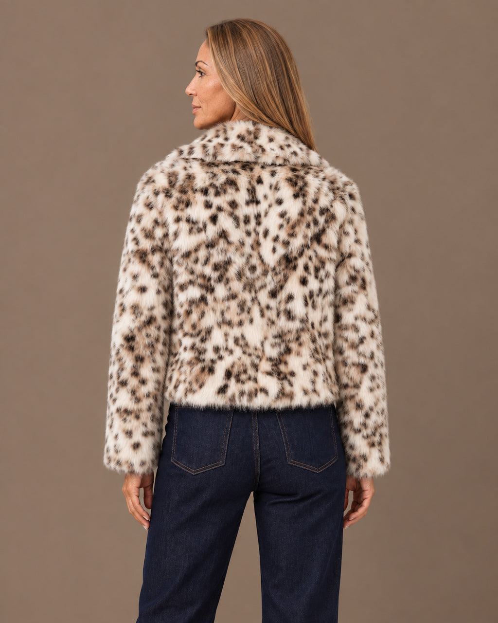 Tiffosi Abbigliamento Giacca corta leopardata 