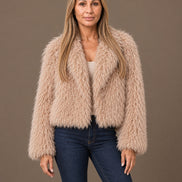 Tiffosi Abbigliamento Giacca a pelo lungo con revers 