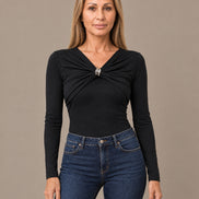 Tiffosi Abbigliamento Body con dettaglio arricciato 