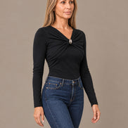 Tiffosi Abbigliamento Body con dettaglio arricciato 