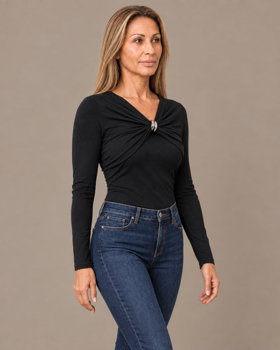 Tiffosi Abbigliamento Body con dettaglio arricciato 