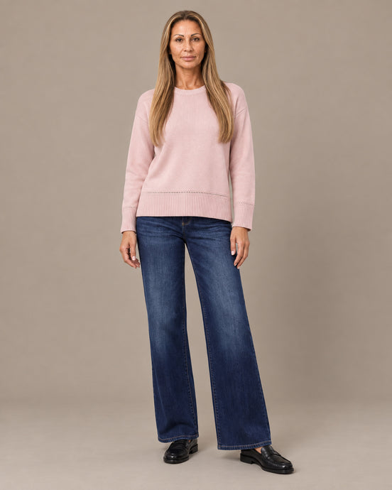 Tiffosi Abbigliamento Jeans a gamba ampia in denim blu scuro 