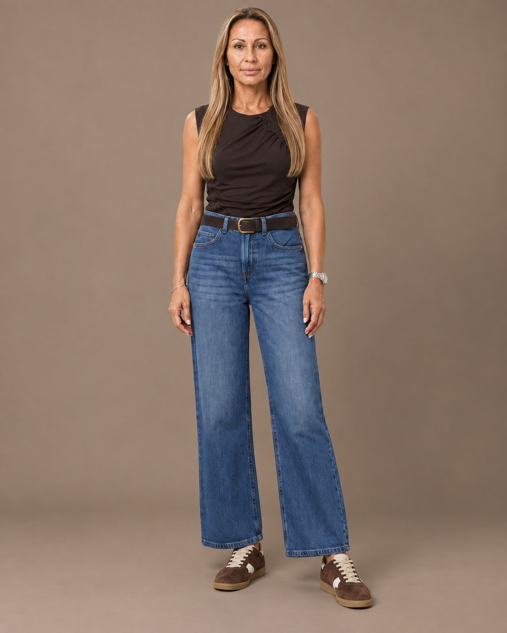 Tiffosi Abbigliamento Jeans ampi con cintura 